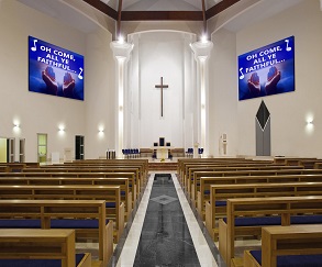 GIẢI PHÁP DIGITAL SIGNAGE DÀNH CHO TÔN GIÁO